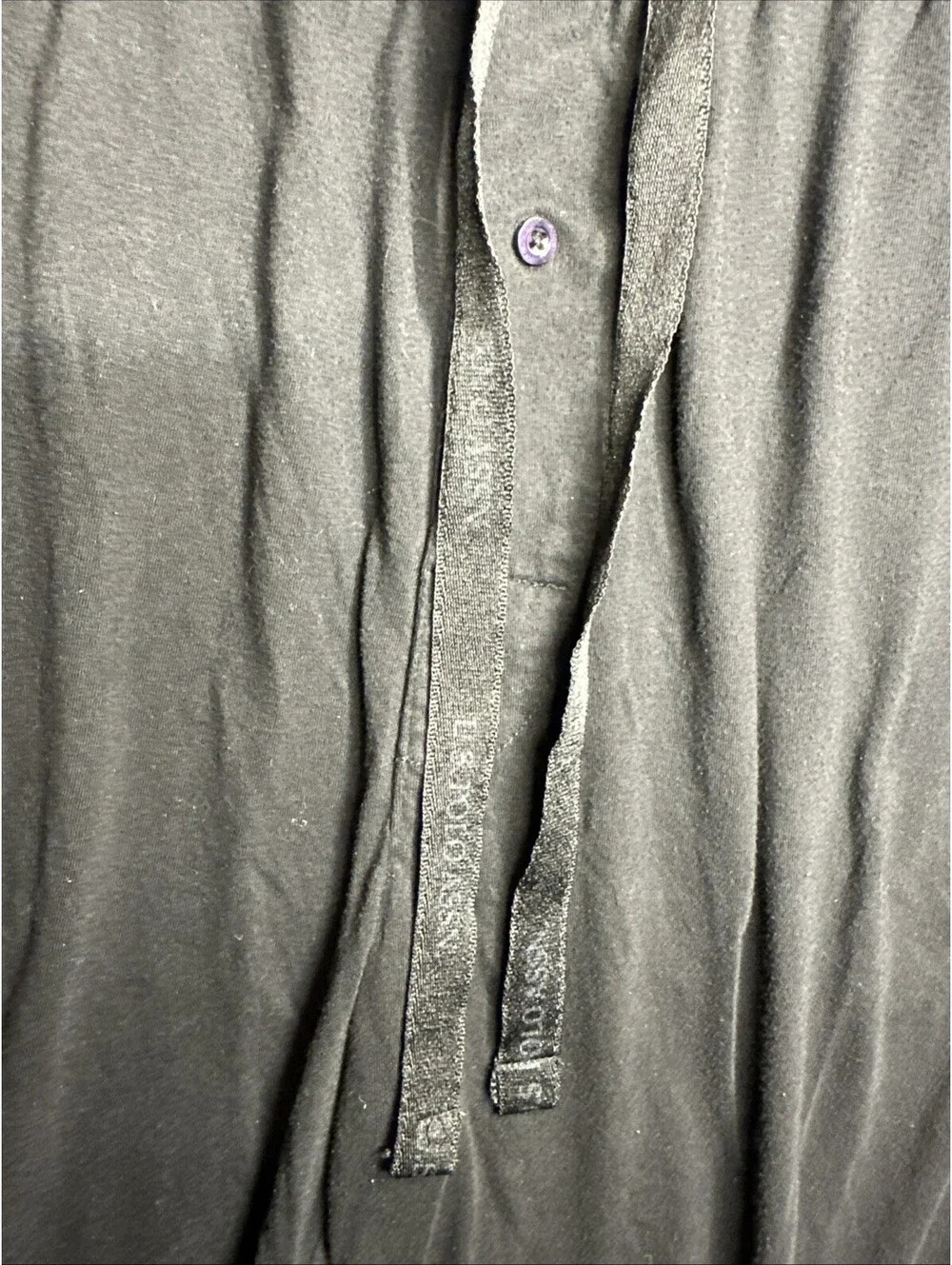 U.S. Polo Assn Pajama Pants Unisex Adult Size L Black Lounge Sleepwear Soft Cozy
